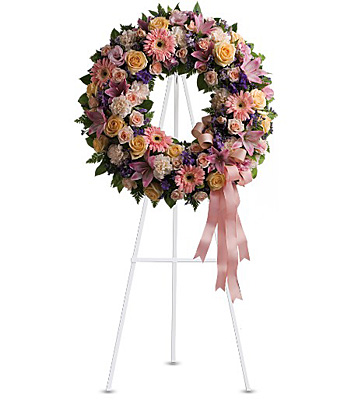 Graceful Wreath from Sharon Elizabeth's Floral Designs in Berlin, CT
